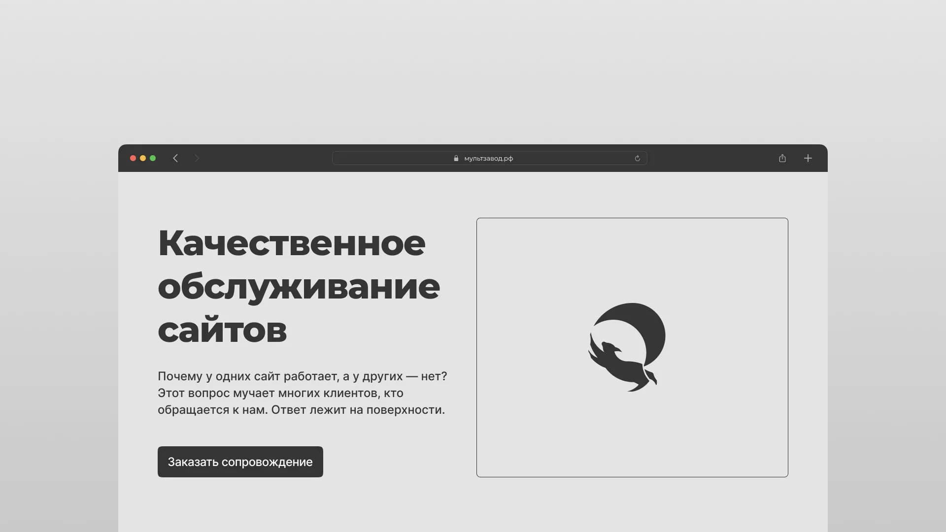 Комплексное сопровождение сайтов в Заозёрном