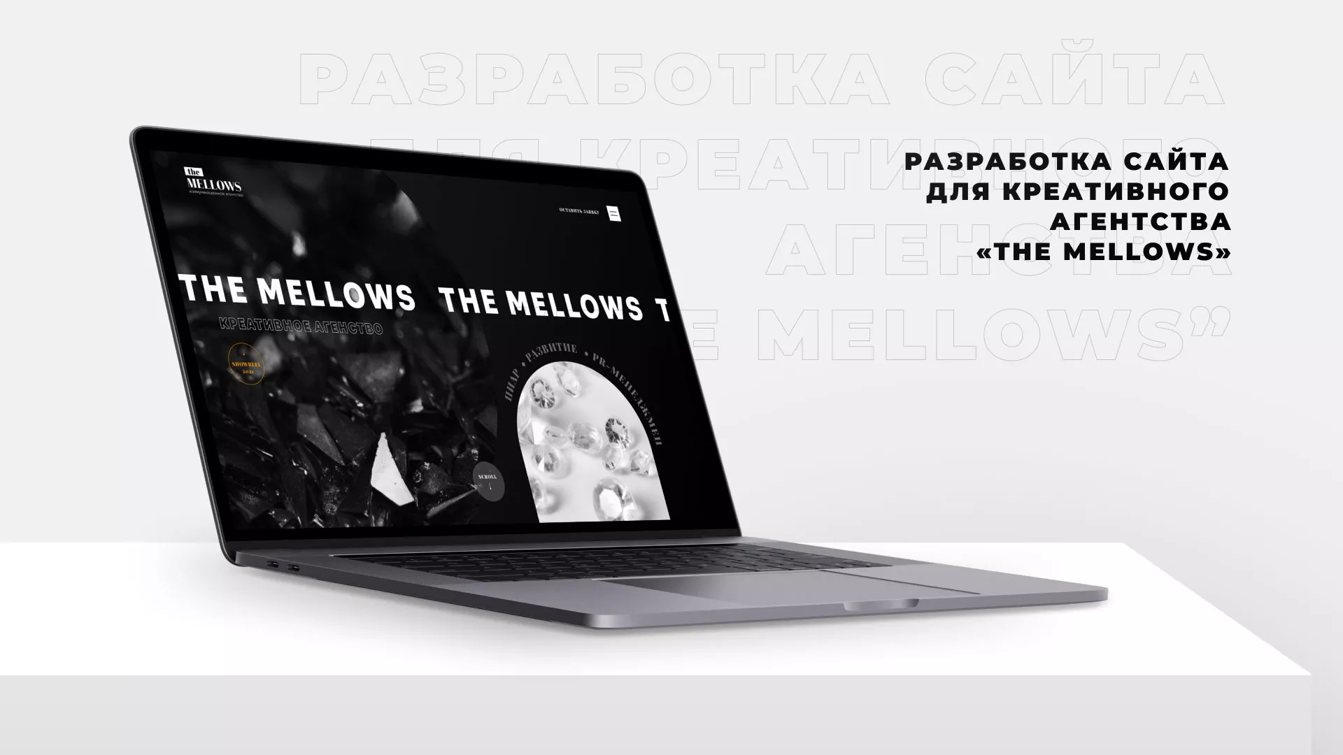 Разработка сайта креативного агентства «The Mellows» в Заозёрном