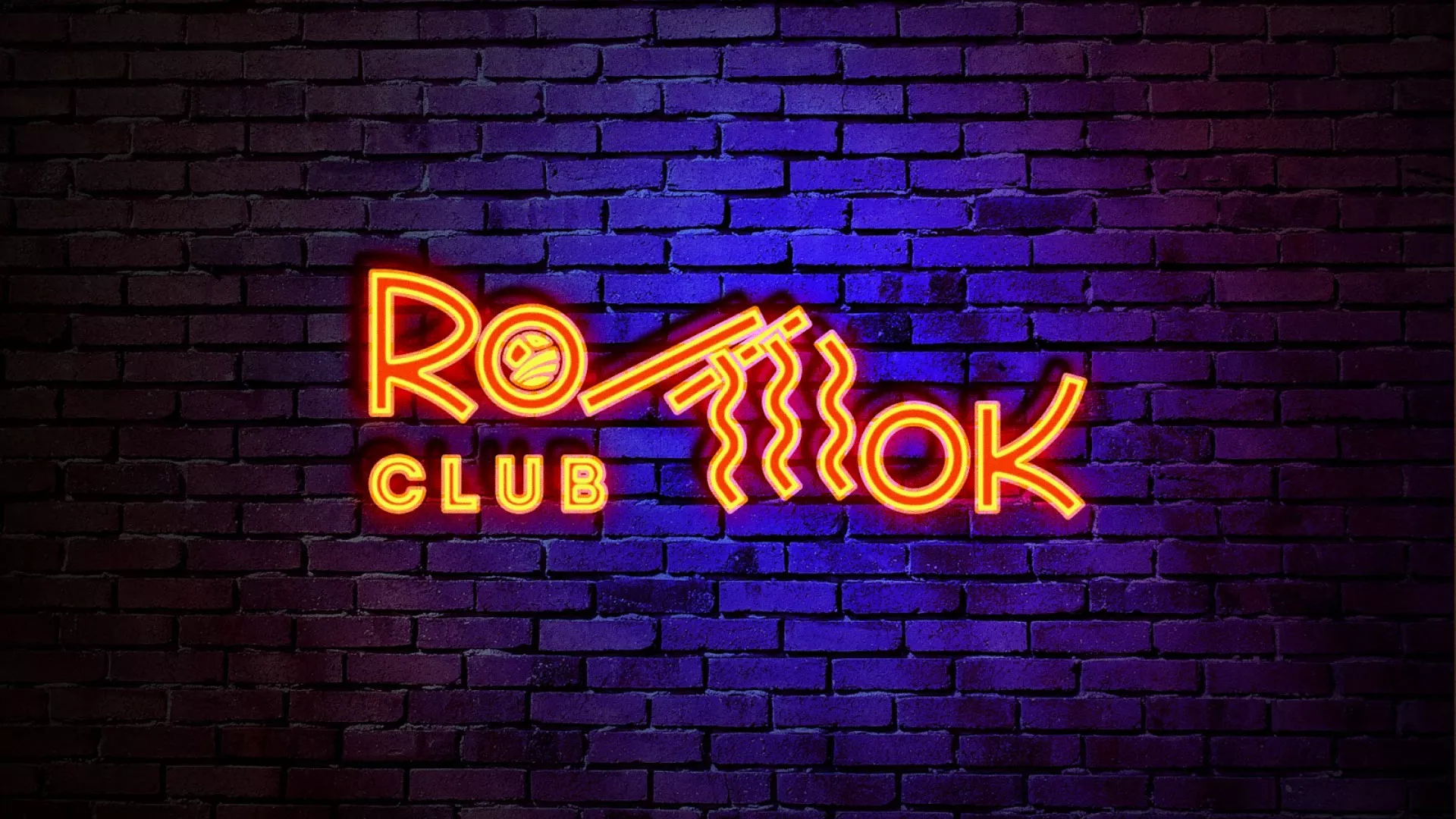 Разработка интерьерной вывески суши-бара «Roll Wok Club» в Заозёрном