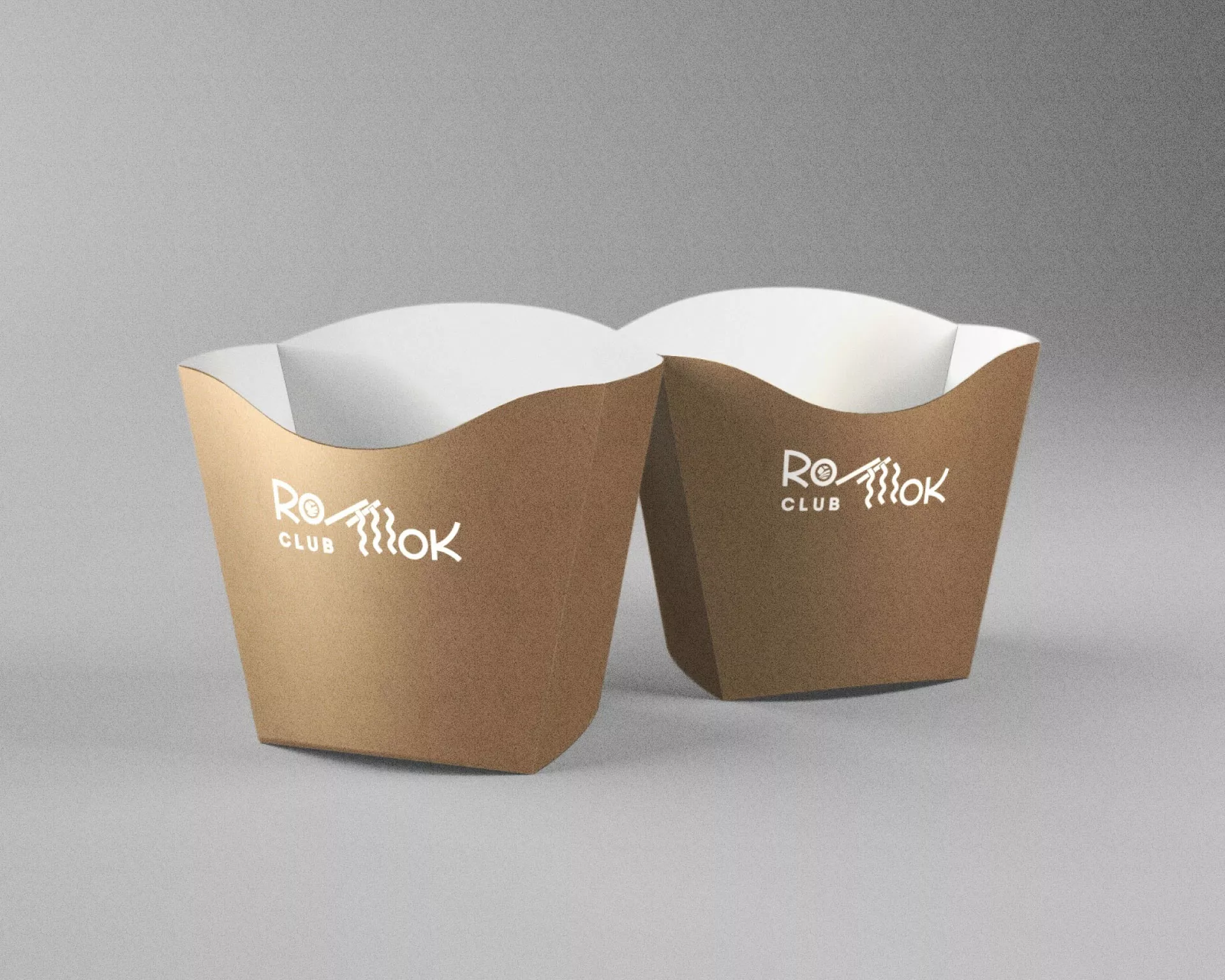 Создание дизайна упаковки суши-бара «Roll Wok Club» в Заозёрном